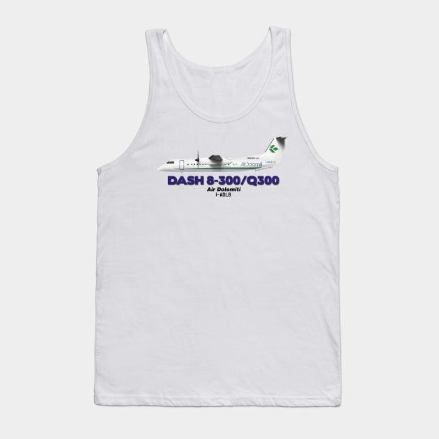 DeHavilland Canada Dash 8-300/Q300 - Air Dolomiti Tank Top by TheArtofFlying